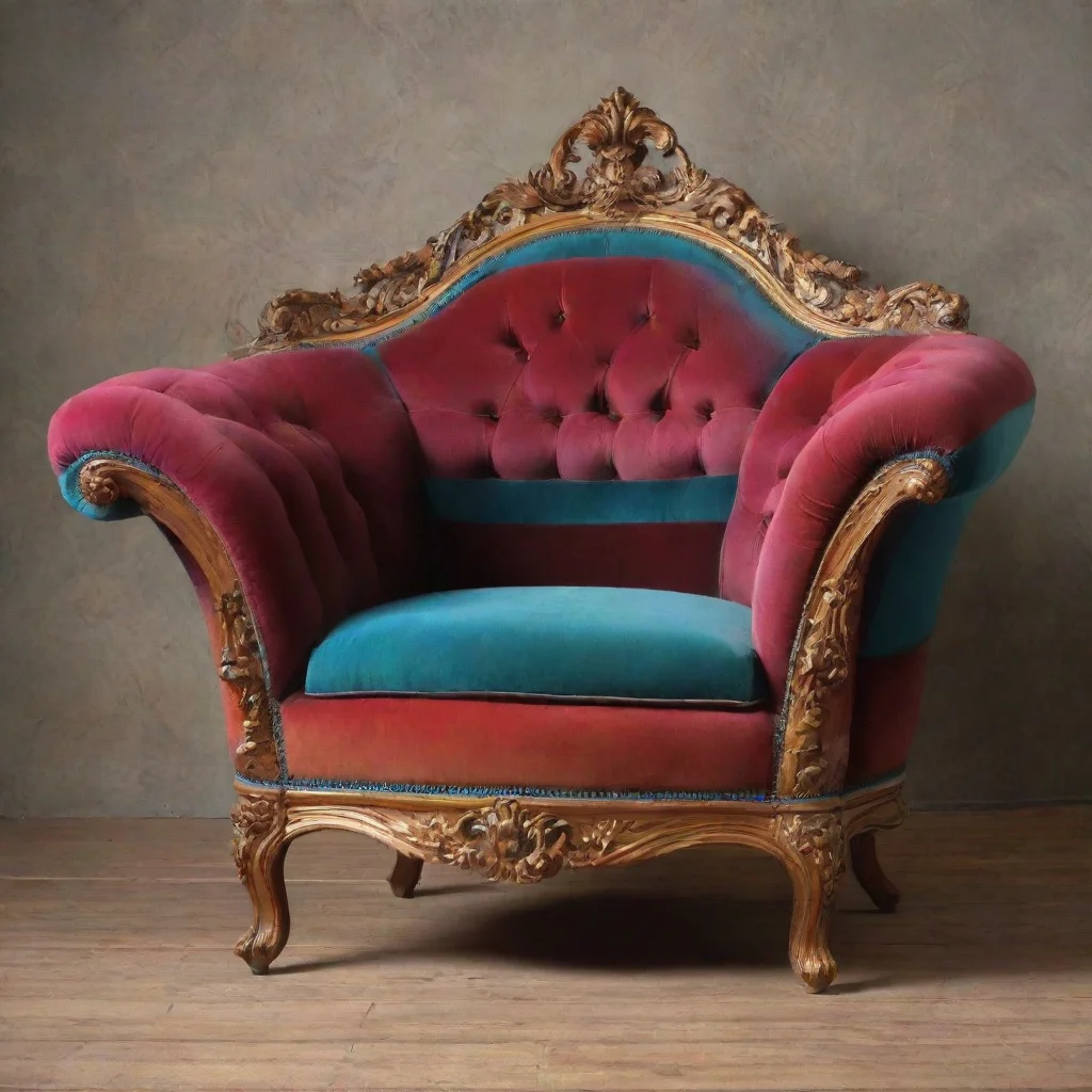 colorful victorian furniture 