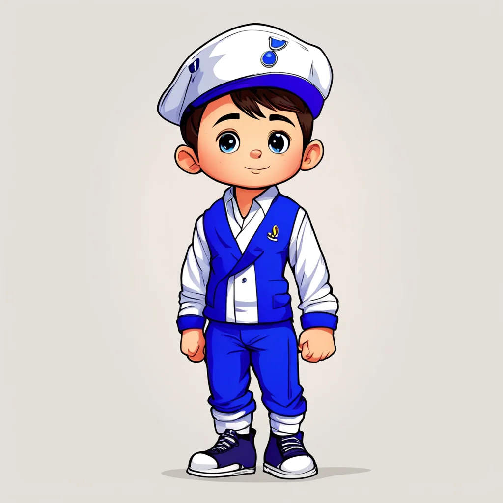 aicomic book a cute little guy in sailor suit and pants amazing awesome portrait 2