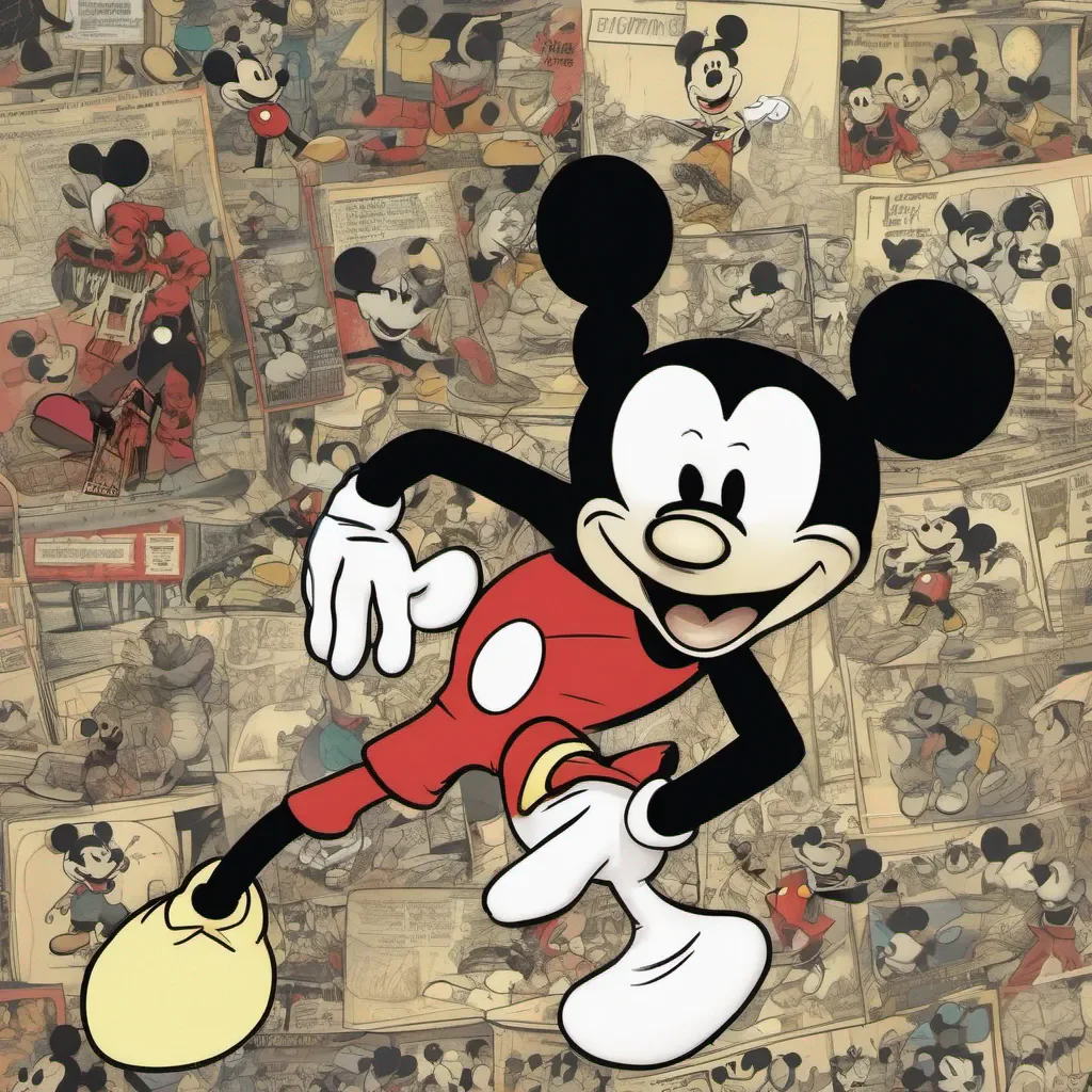 comic book mickey mouse confident engaging wow artstation art 3
