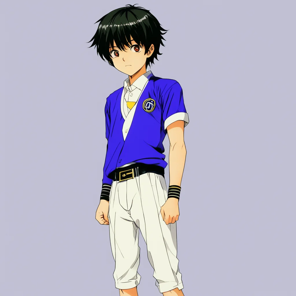 aicomic book takeshi hamaoka high school boy wearing sailor suit and pants anime fantasy art confident engaging wow artstation art 3