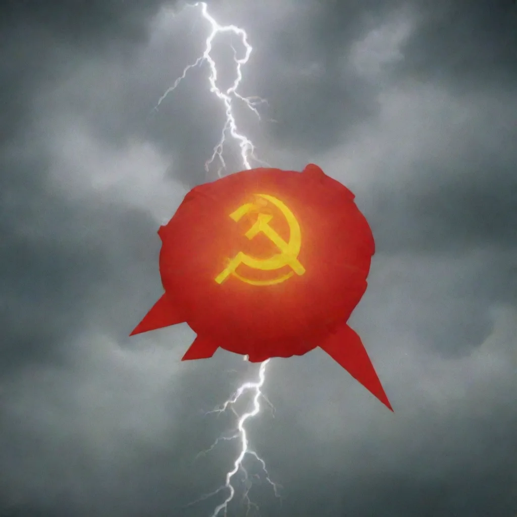 aicommunist symbol with torm symbol