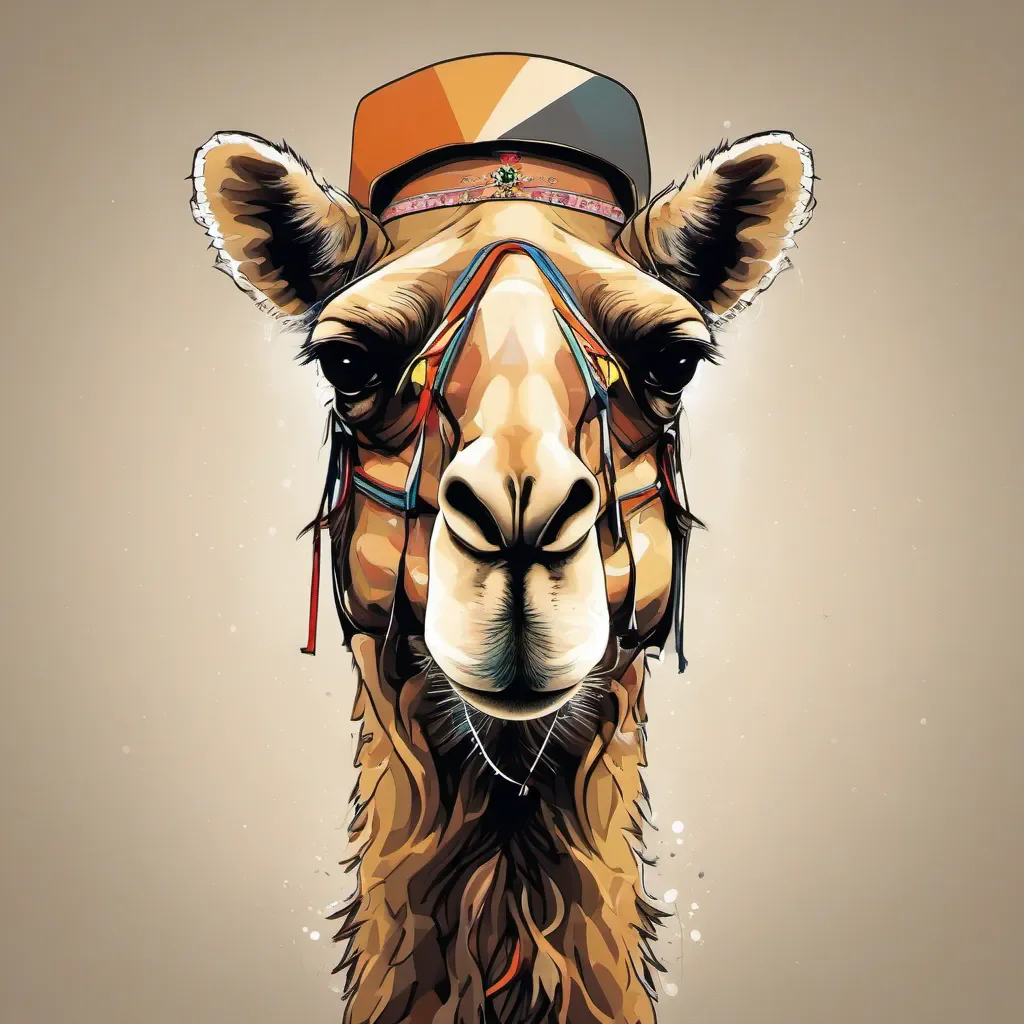 contemporary art style camel amazing awesome portrait 2