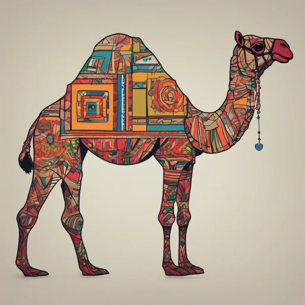 contemporary art style camel