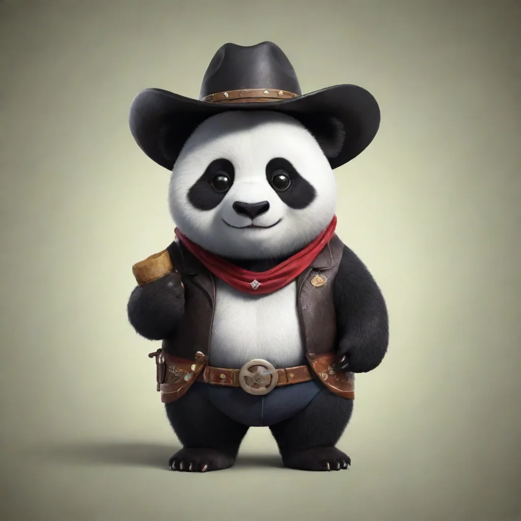 cowboy panda
