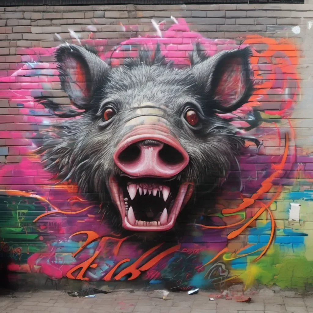 aicrea un graffity a rotulador donde ponga la palabra boar amazing awesome portrait 2
