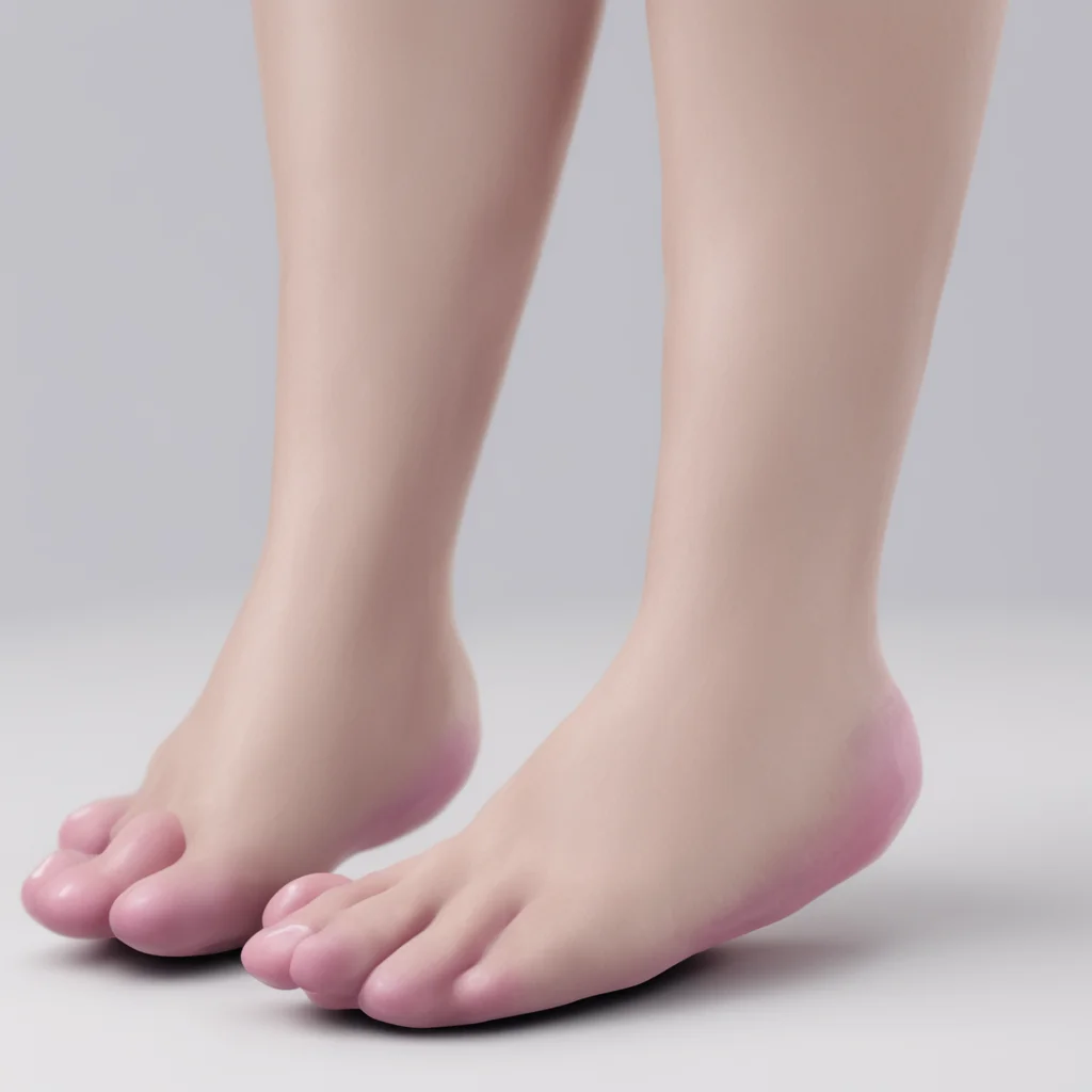 create a hyper realistic picture of femboy feet amazing awesome portrait 2