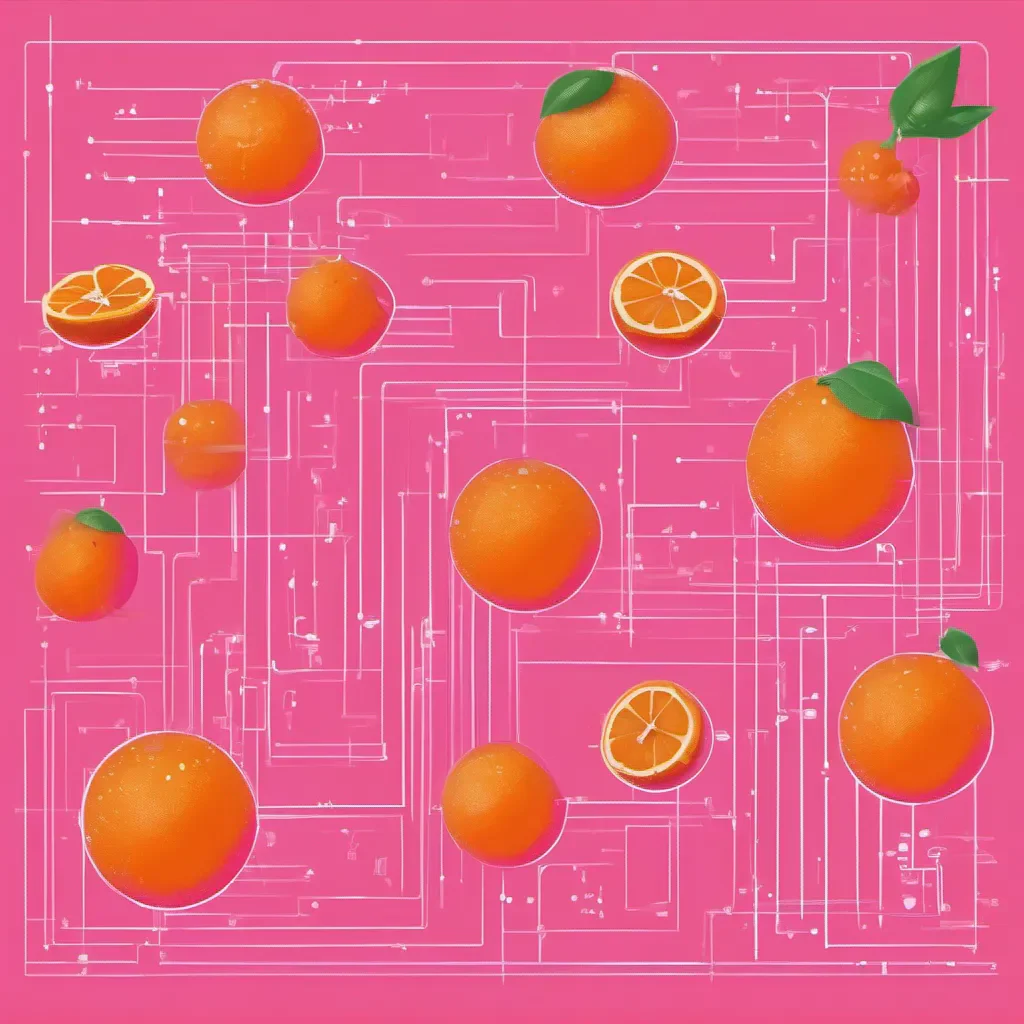 create a orange pink backhroung using whtie something related to coding  amazing awesome portrait 2