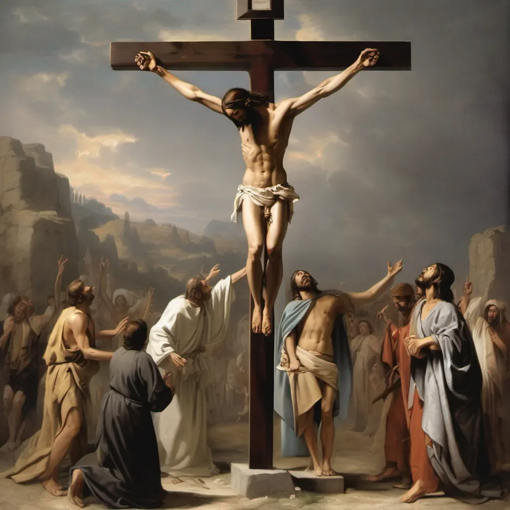 crucification of jesus amazing awesome portrait 2