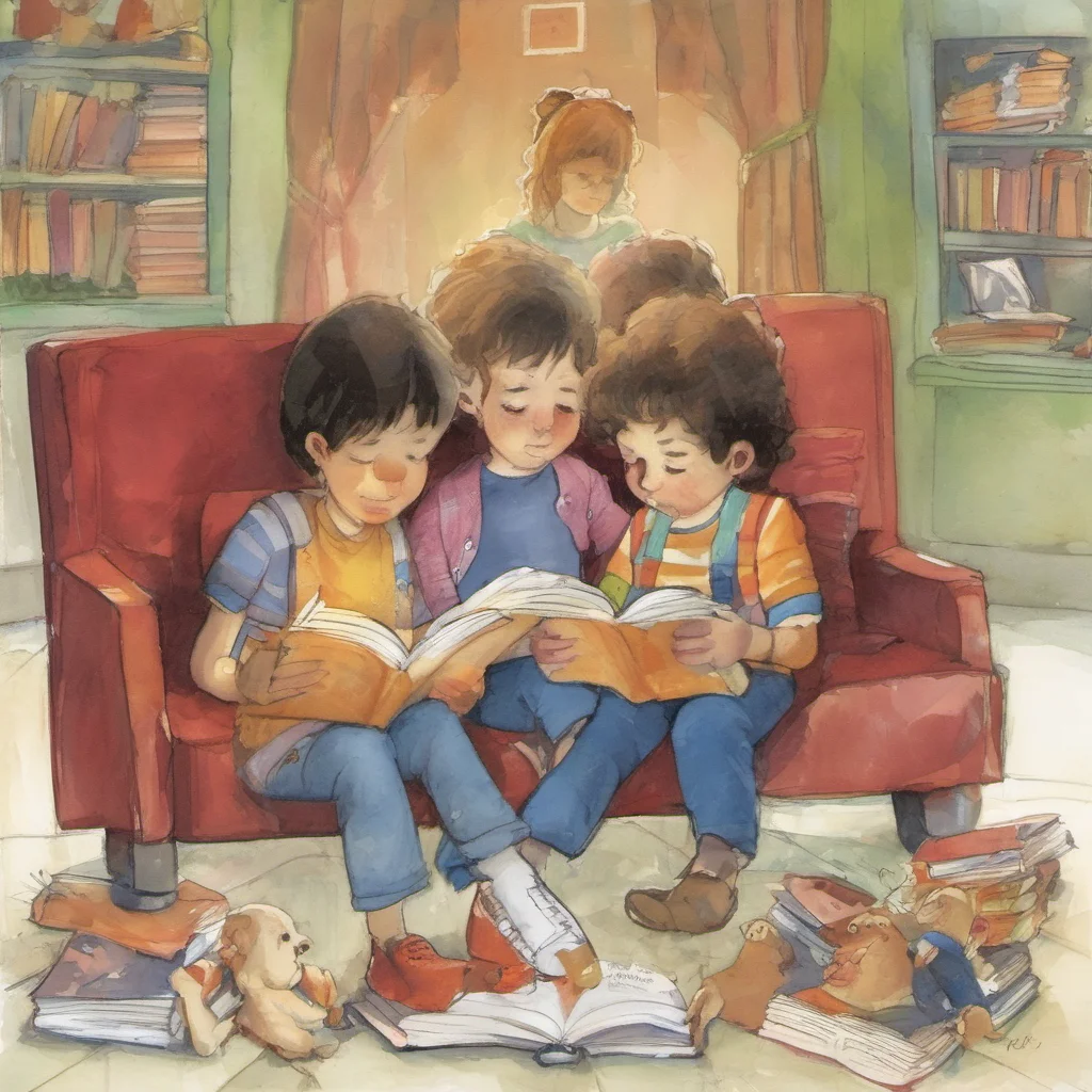 aicuatro ni%C3%B1os y un libro amazing awesome portrait 2