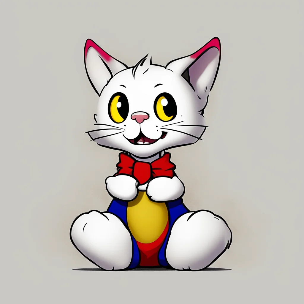 cuphead praying cat amazing awesome portrait 2