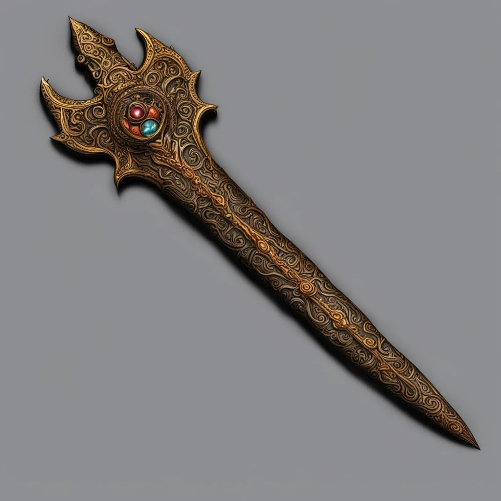 aicursed dagger inspired by hinduism