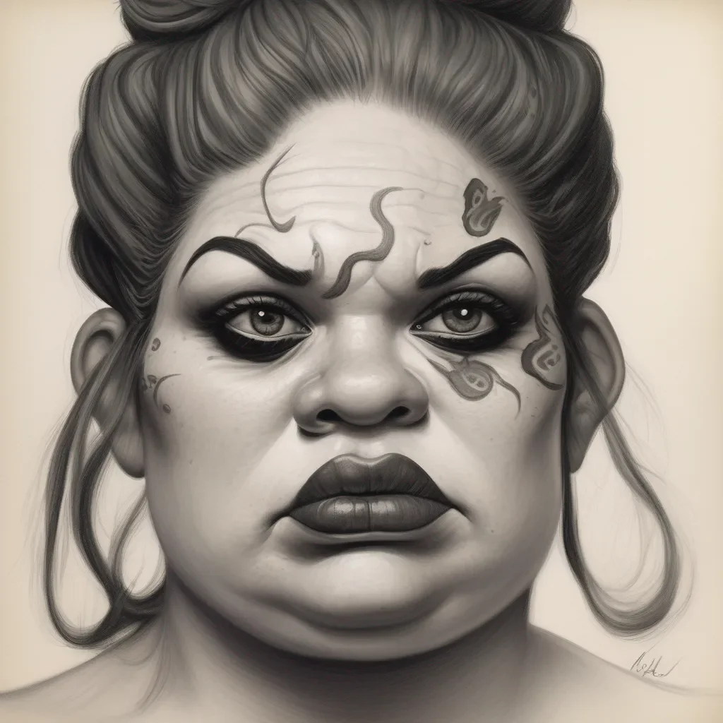 curvy ogress portrait realistic amazing awesome portrait 2