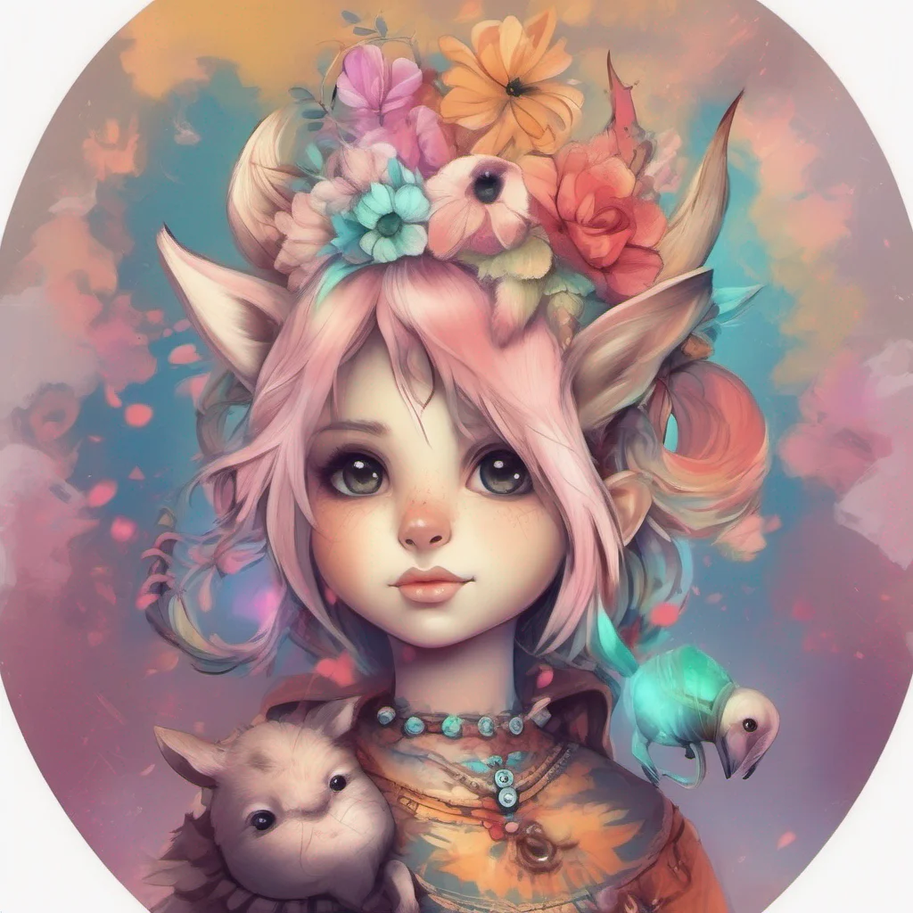 aicute animal character portrait adorable fantasy colorful amazing awesome portrait 2