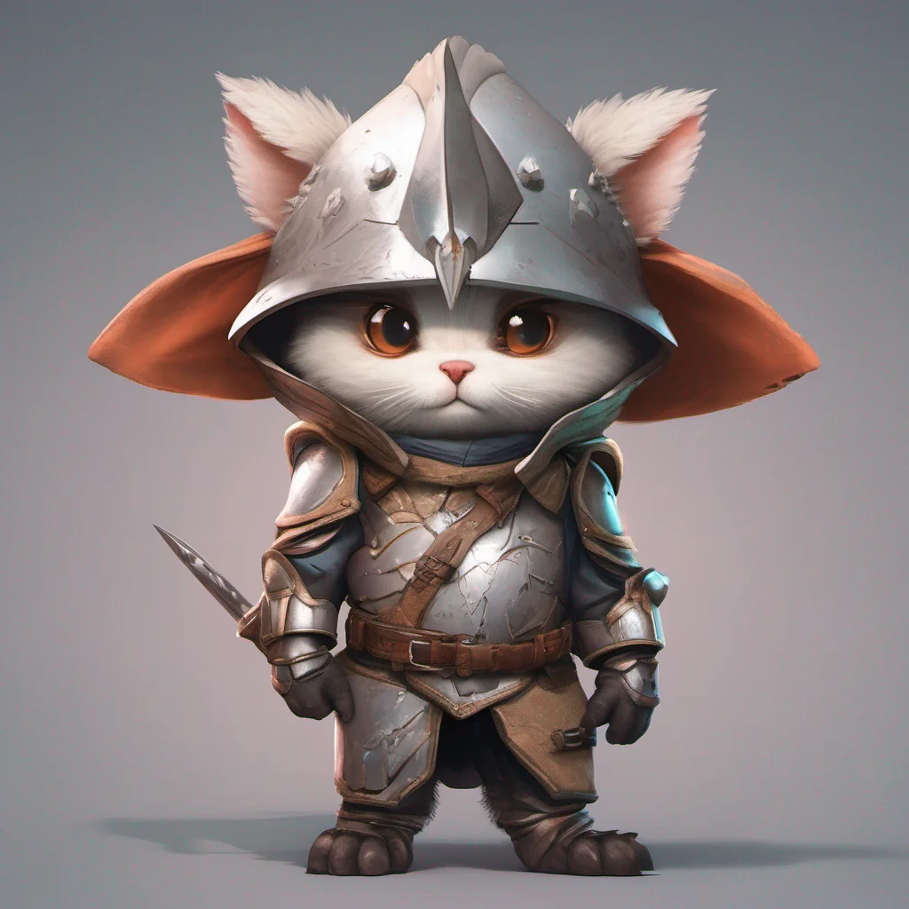 aicute animal character portrait epic heroic armoured adorable  amazing awesome portrait 2