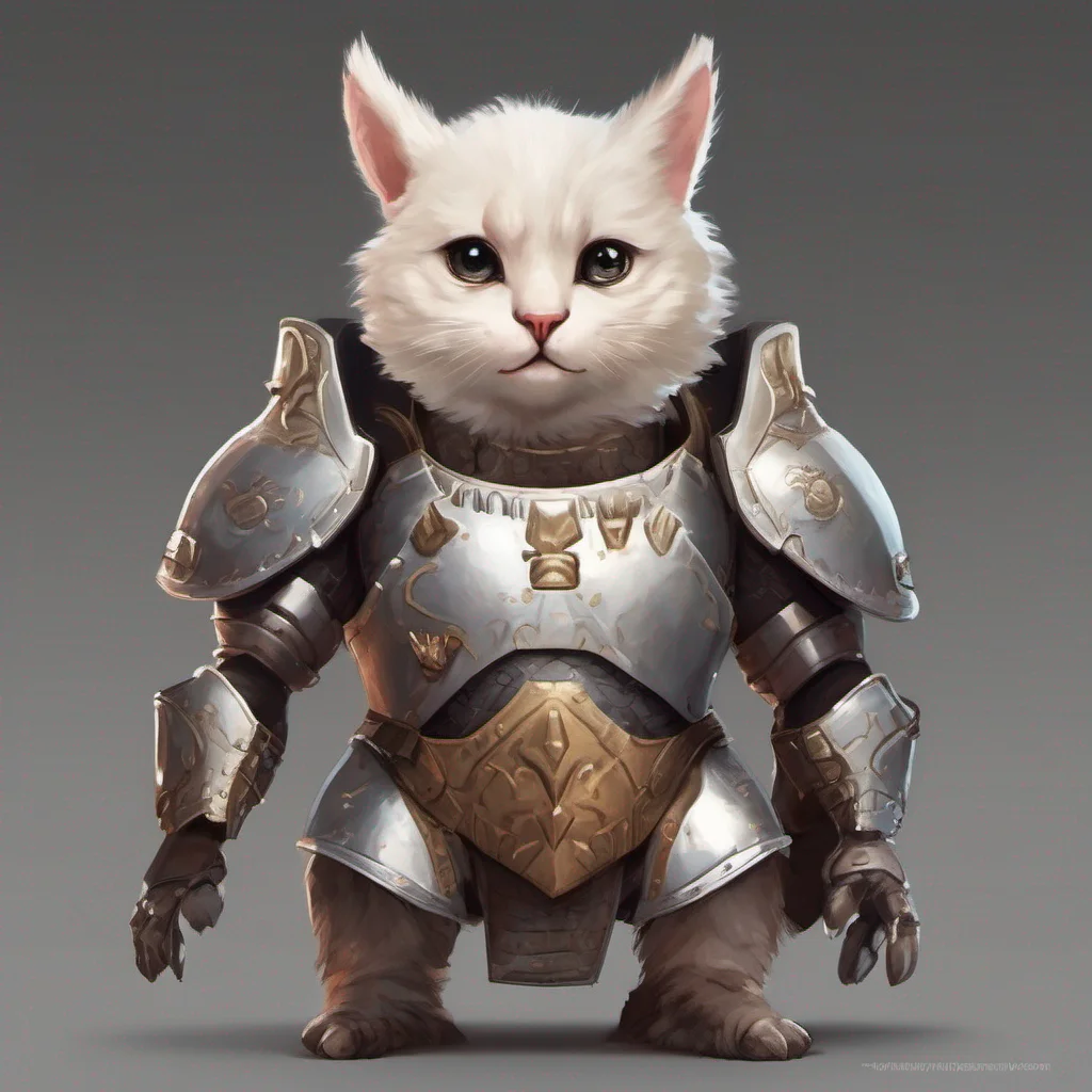 aicute animal character portrait epic heroic armoured adorable  good looking trending fantastic 1