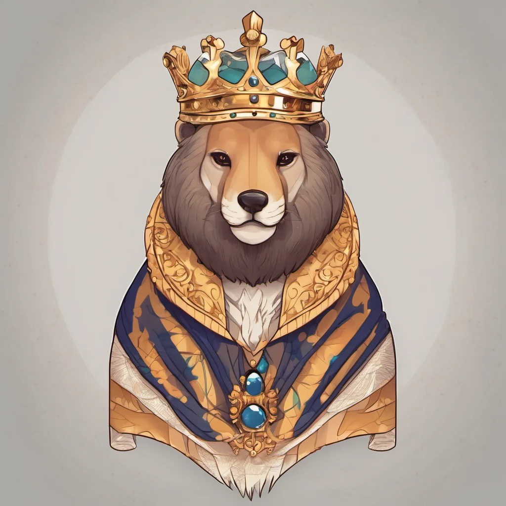 cute animal character royal king portrait adorable character fancy regal amazing awesome portrait 2