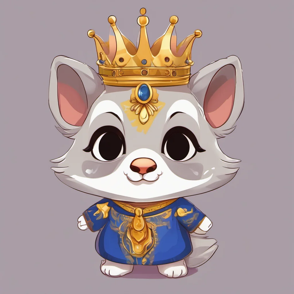 cute animal character royal king portrait adorable character fancy regal good looking trending fantastic 1