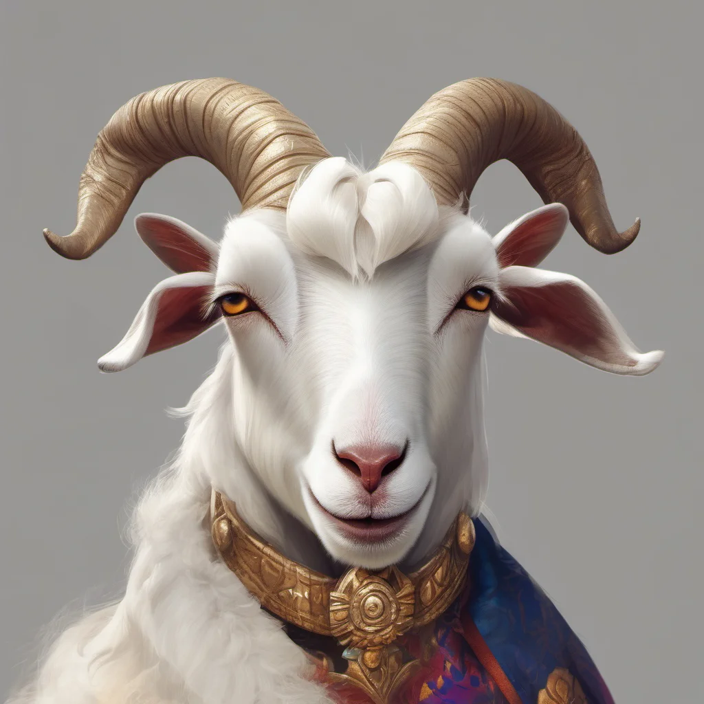 aicute animal goat character royal king portrait adorable character fancy regal amazing awesome portrait 2