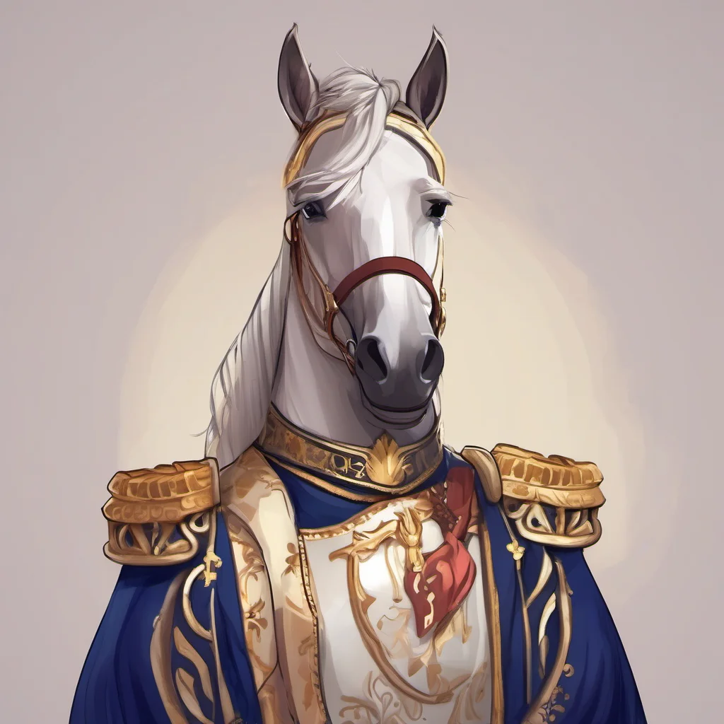 aicute animal horse character royal king portrait adorable character fancy regal amazing awesome portrait 2
