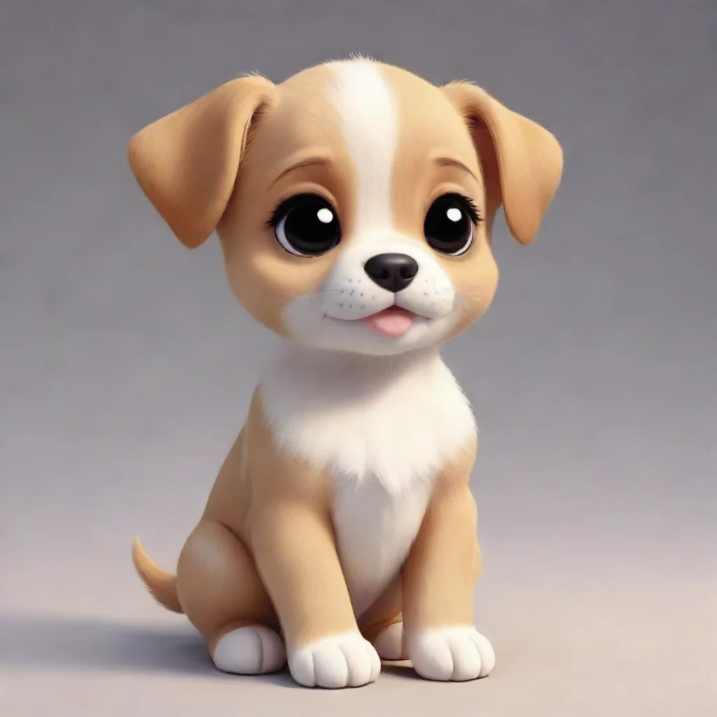 cute cartoon puppy small 