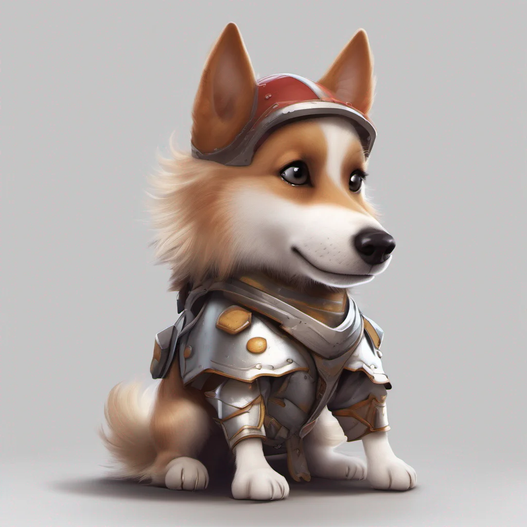 cute dog animal character portrait epic heroic armoured adorable  good looking trending fantastic 1