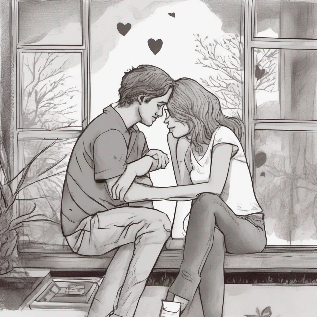 cute draw of a couple in love with each other good looking trending fantastic 1