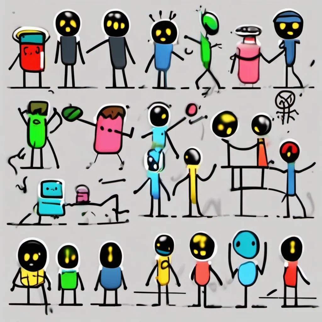 Stickman AI Art Generator + Image Search