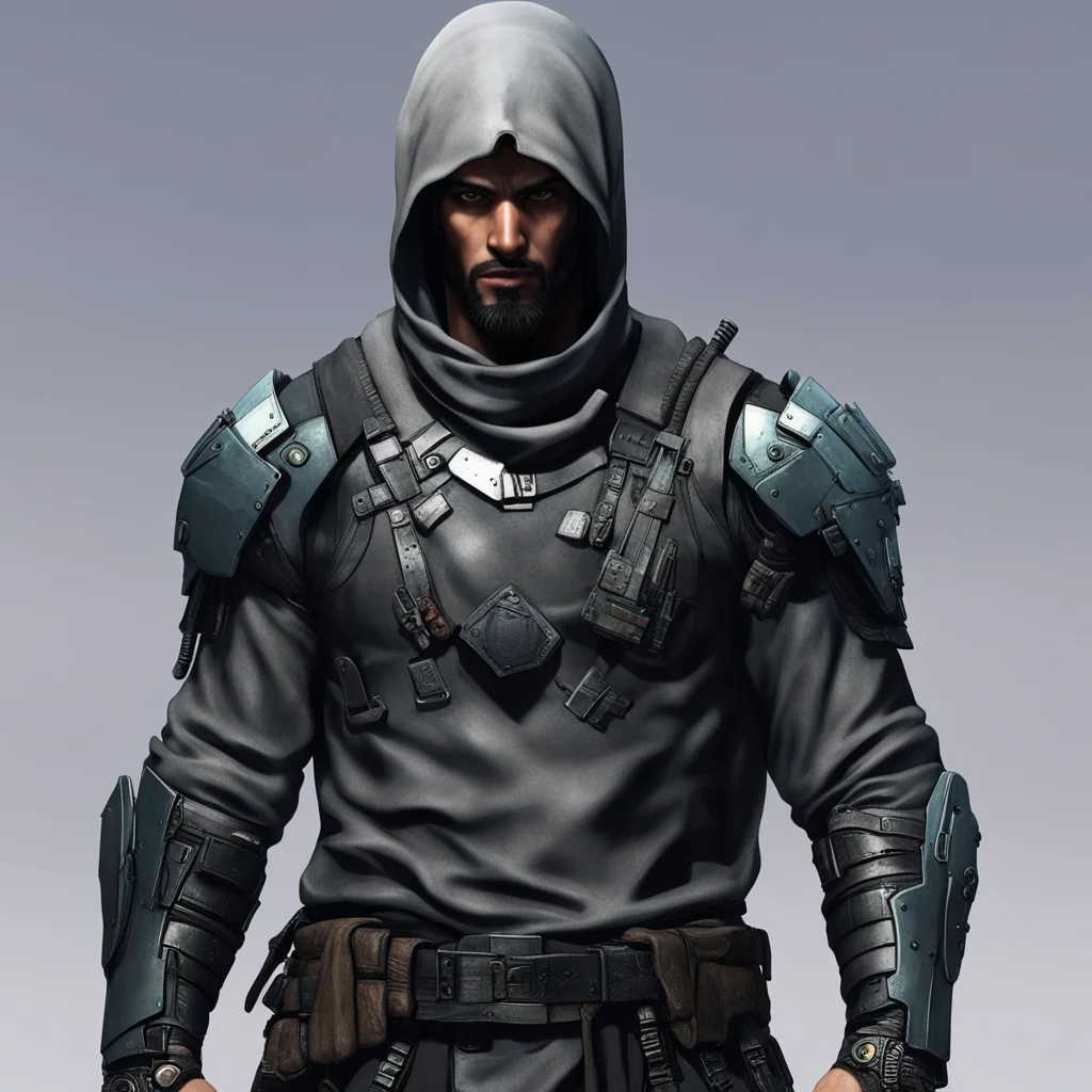 cyberpunk male muslim warrior good looking trending fantastic 1