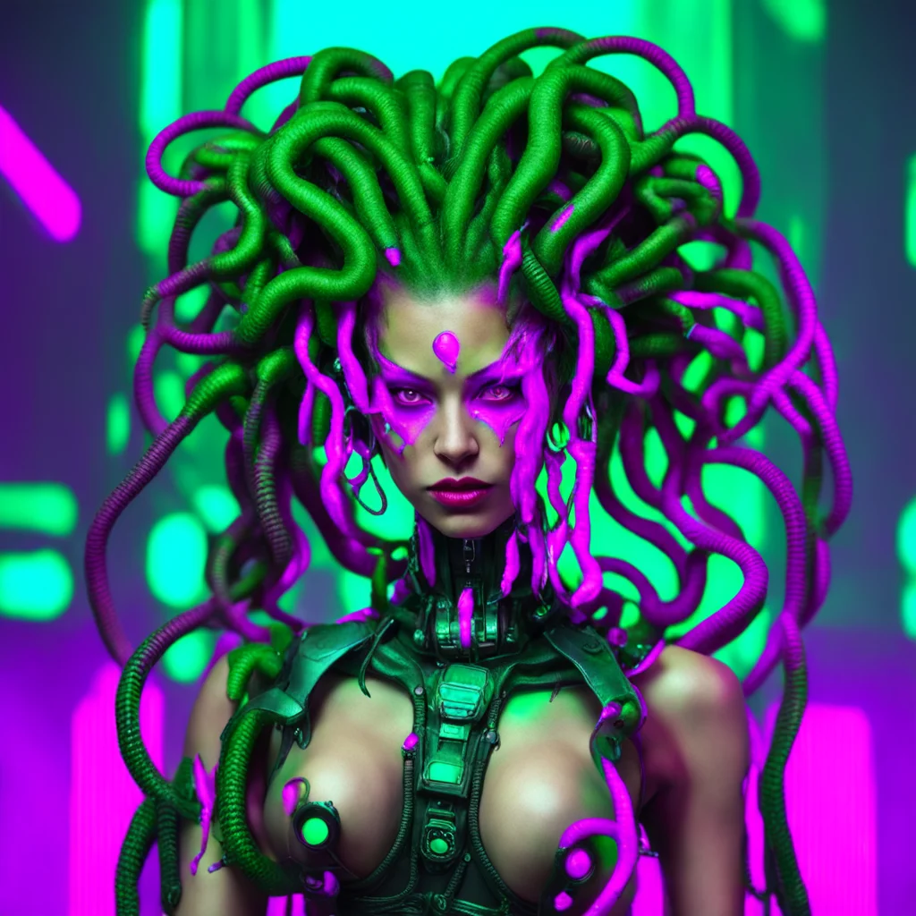 cyberpunk medusa good looking trending fantastic 1