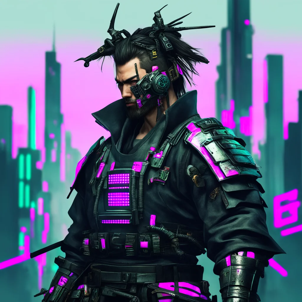 cyberpunk samurai good looking trending fantastic 1