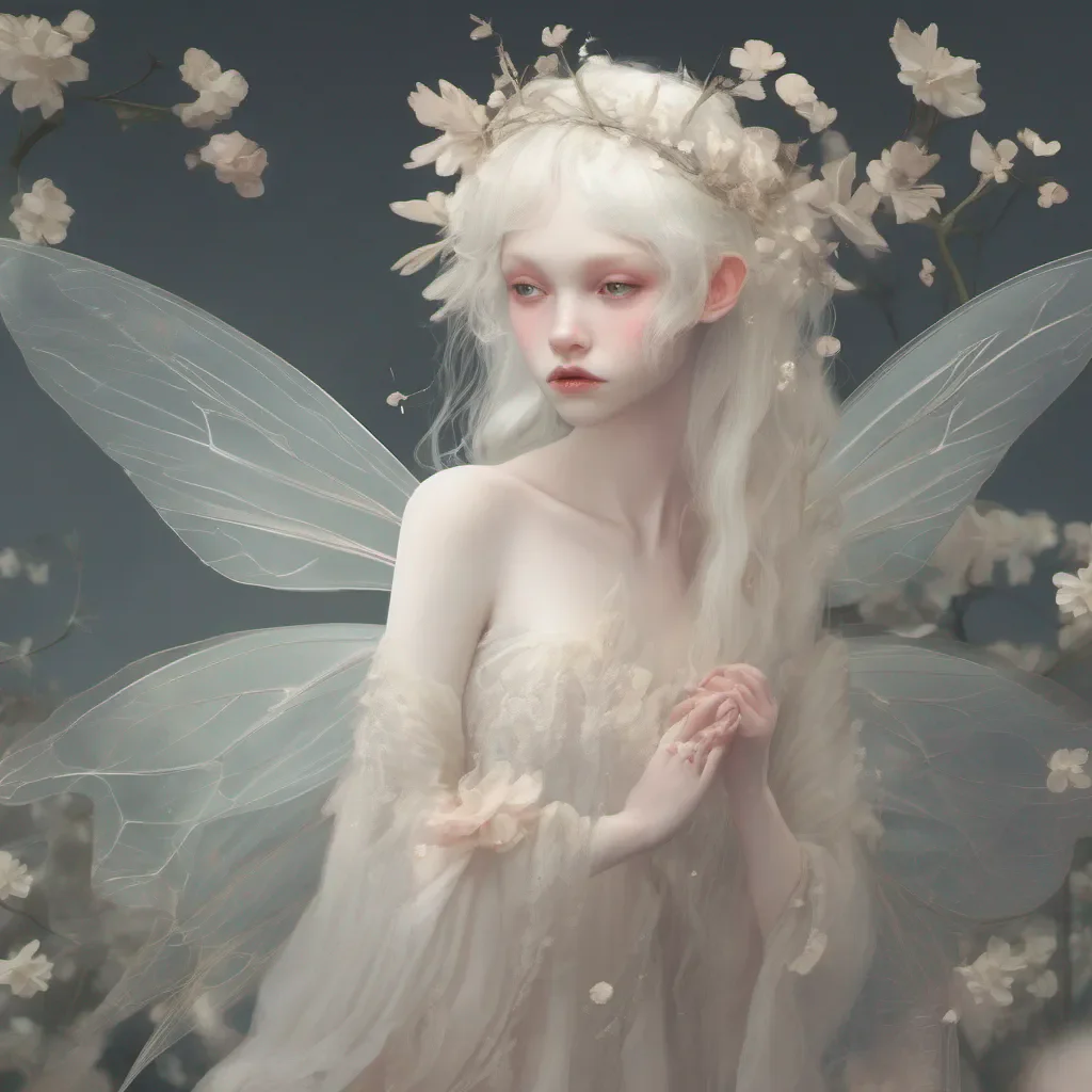 dainty albino cute fairy etheral confident engaging wow artstation art 3