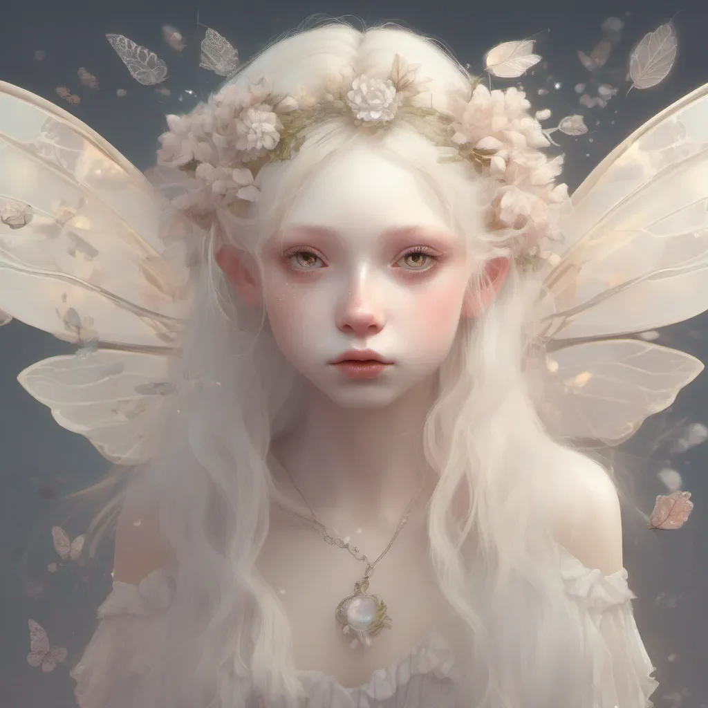 aidainty albino cute fairy etheral