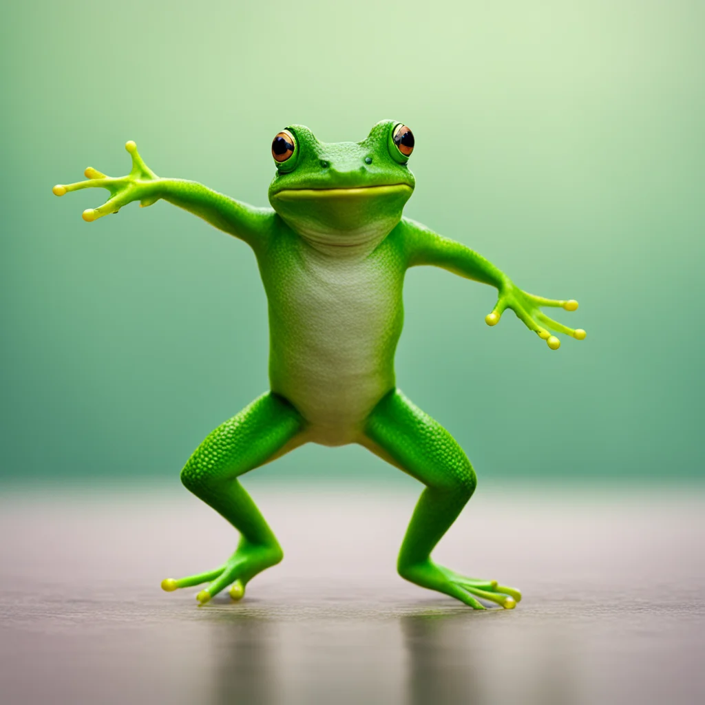 dancing frog  confident engaging wow artstation art 3
