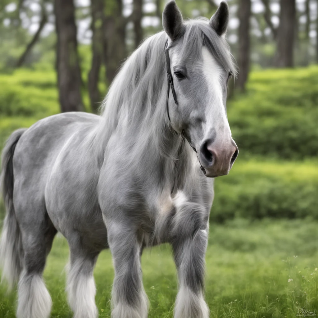 aidappled grey clydesdale sweet