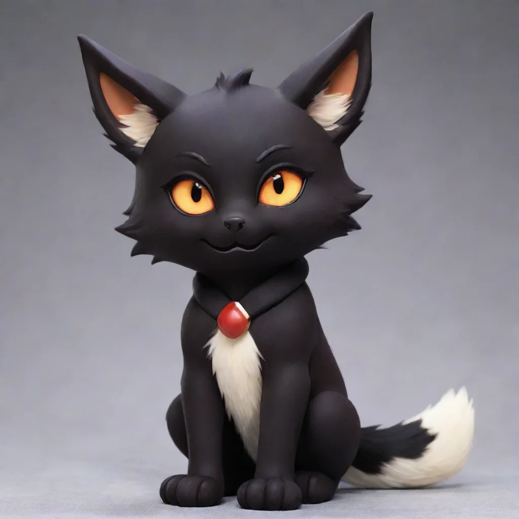aidemon kemono black fox cute
