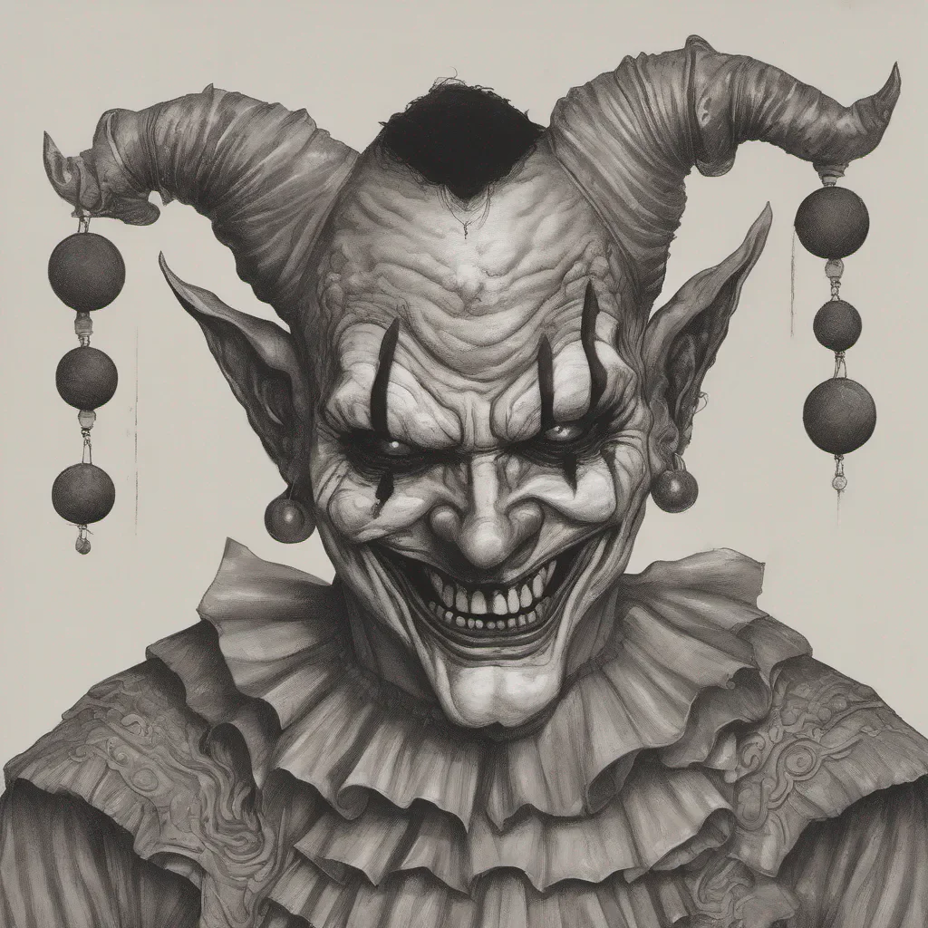 aidemon with clown face amazing awesome portrait 2