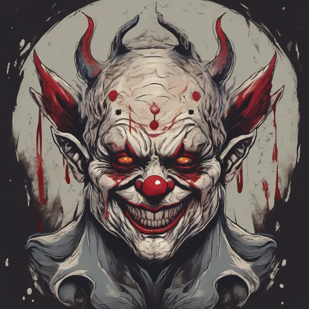 demon with clown face good looking trending fantastic 1