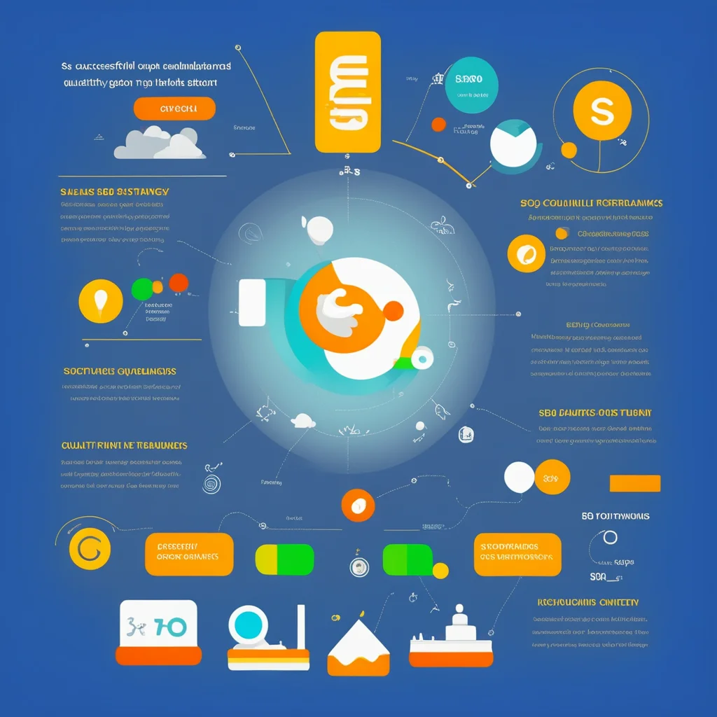 aidesign an infographic illustrating the key elements of a successful seo strategy%2C emphasizing keywords%2C quality content%2C and backlinks good looking trending fantastic 1