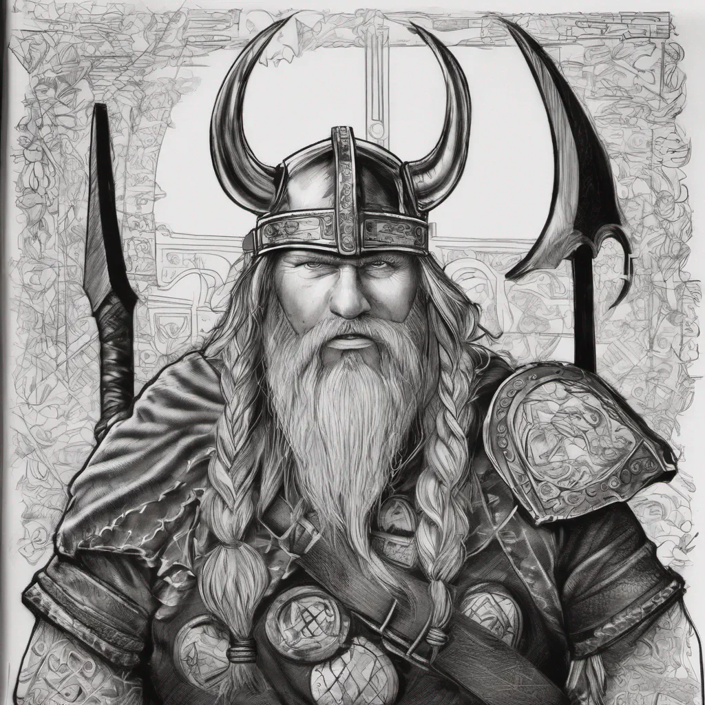 dibujo de vikingo blanco y negro amazing awesome portrait 2