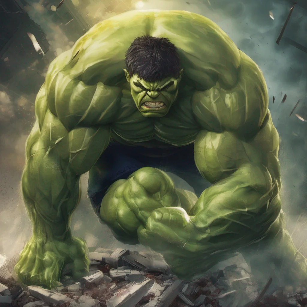 digital art of hulk