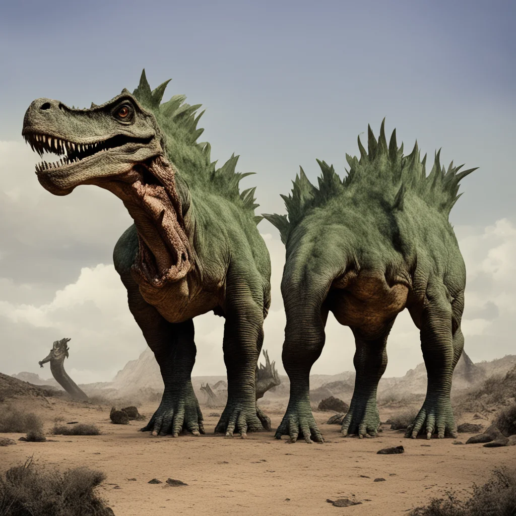 aidinosor with two heads  good looking trending fantastic 1