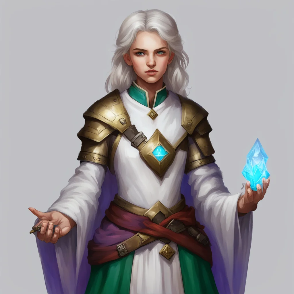 dnd female young healer cleric amazing awesome portrait 2