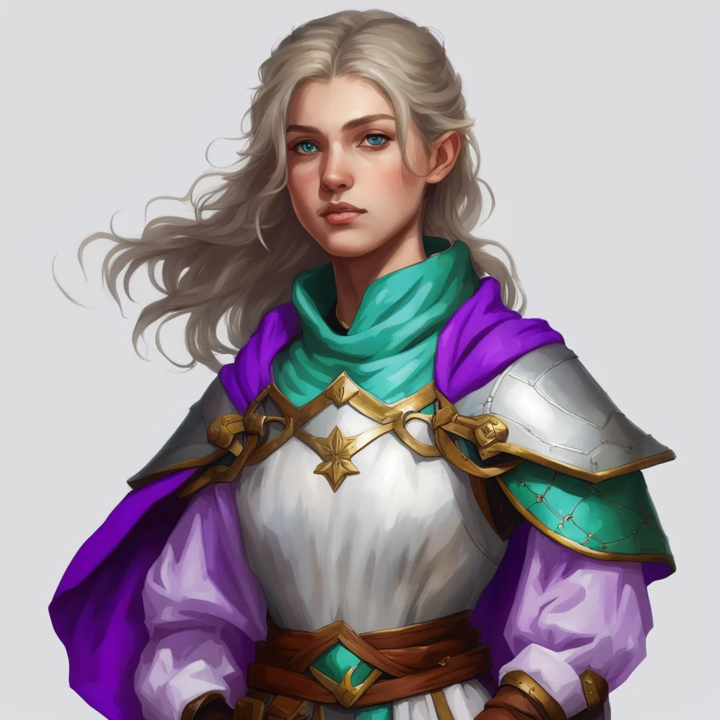 dnd female young healer cleric confident engaging wow artstation art 3