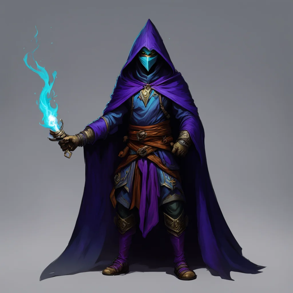 dnd masked hooded sorcerer amazing awesome portrait 2