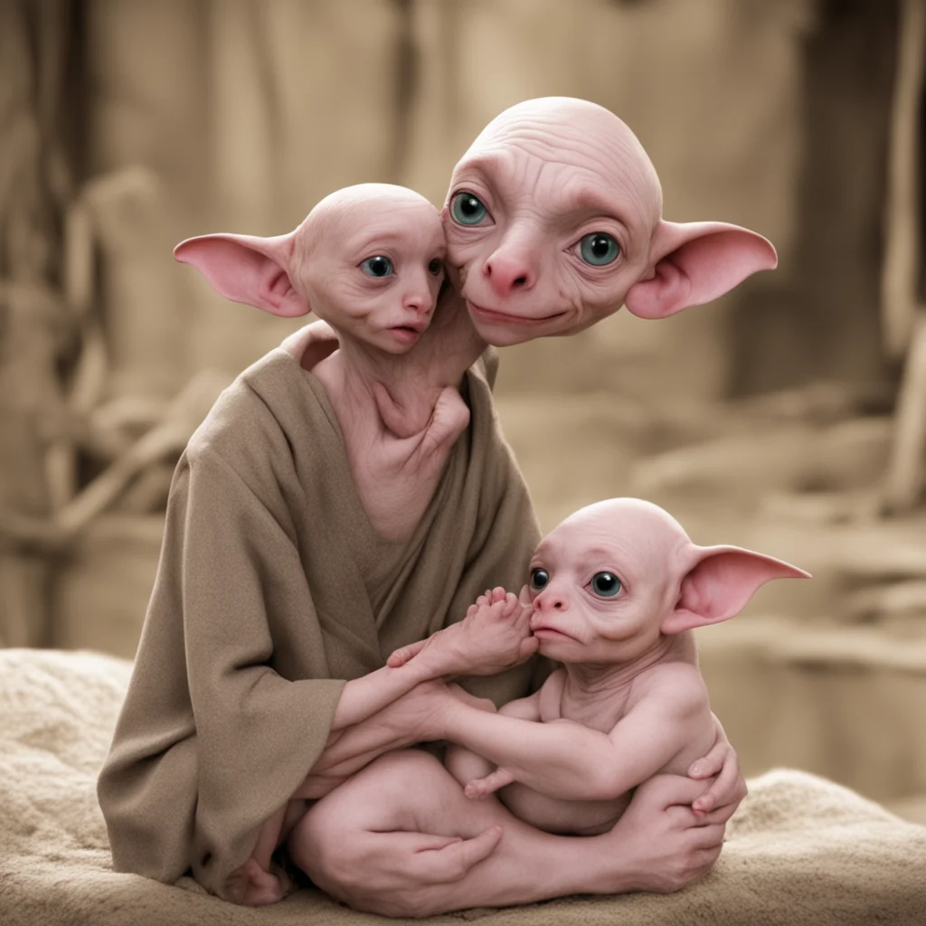 dobby haveing a baby good looking trending fantastic 1