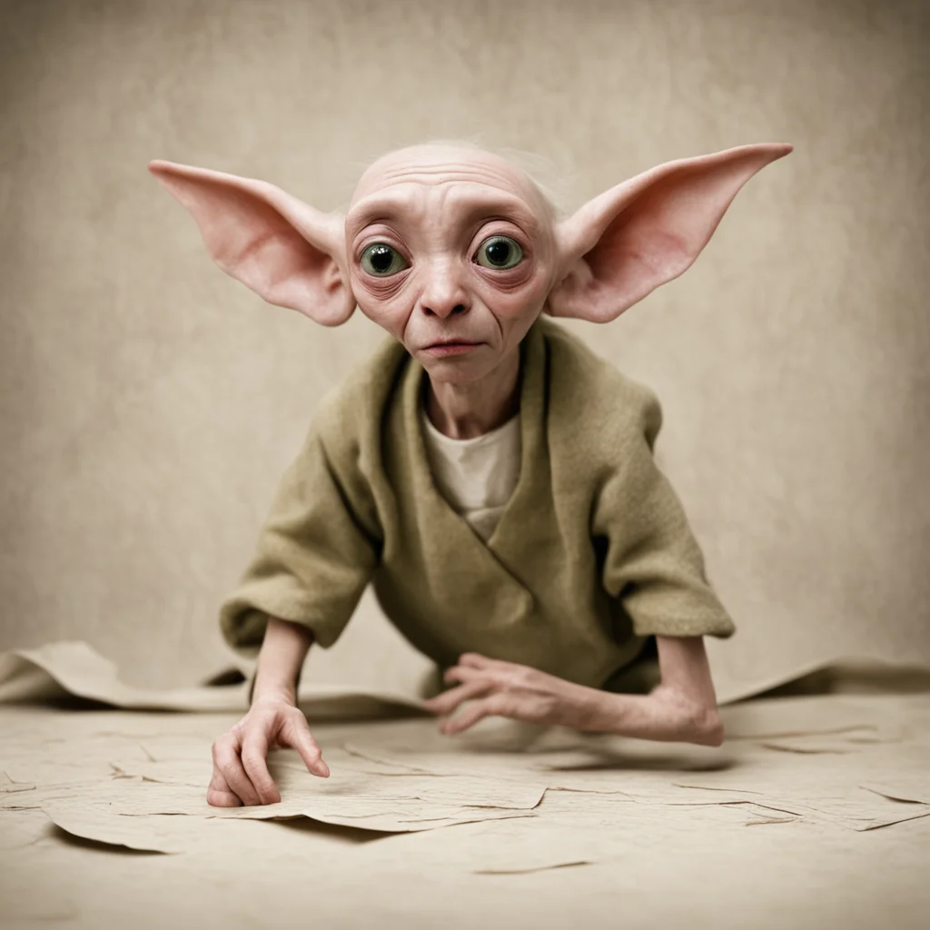 dobby house elf dying on fly paper amazing awesome portrait 2