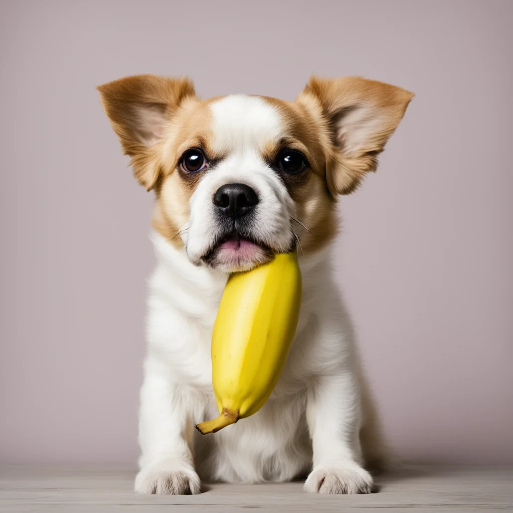 dog with banana good looking trending fantastic 1