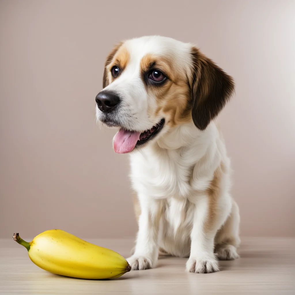 aidog with banana