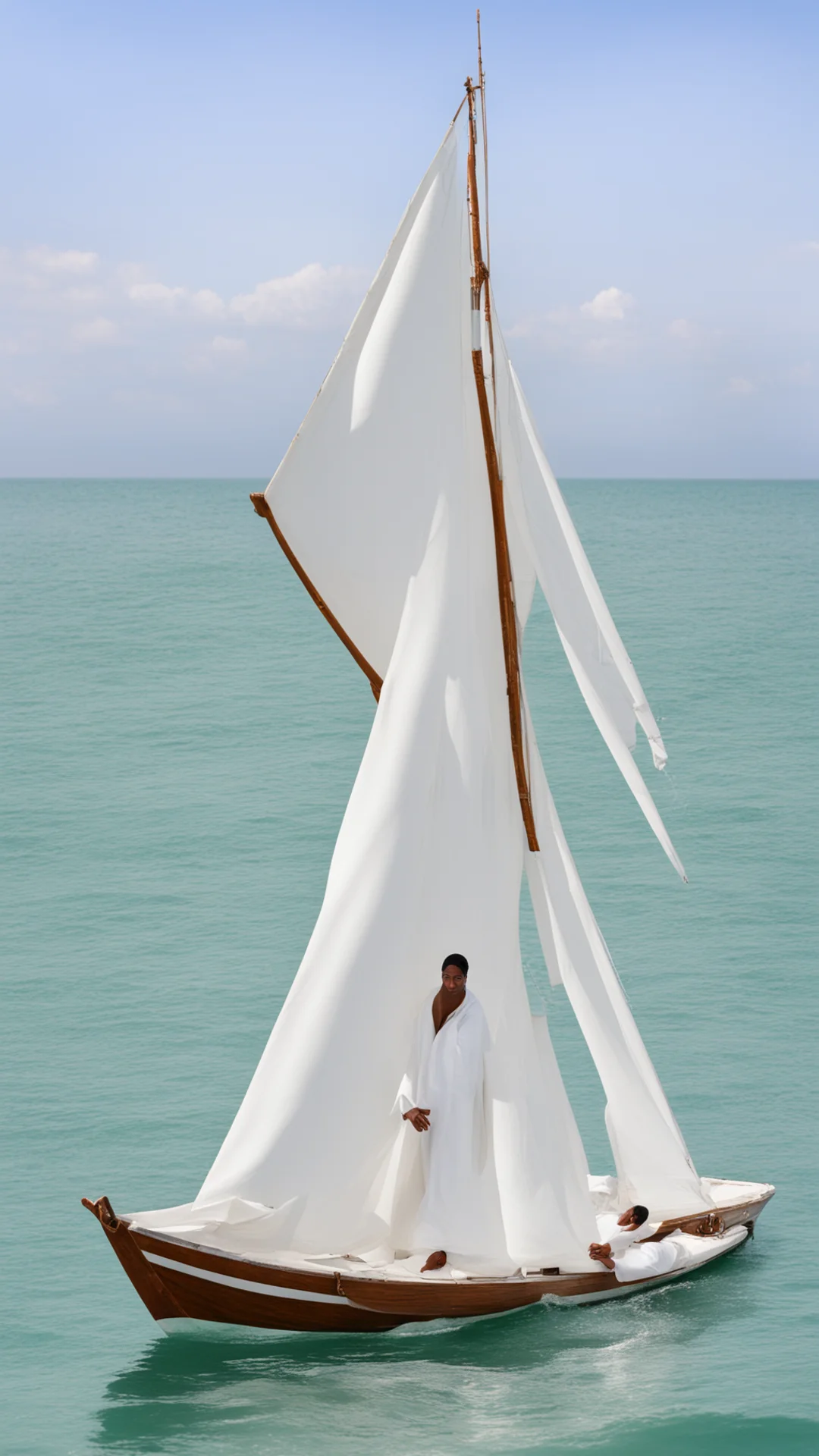 aidominican novitiate in white sailing a boat good looking trending fantastic 1 tall