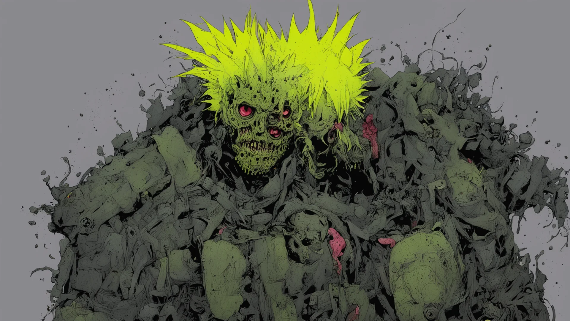 dorohedoro confident engaging wow artstation art 3 wide